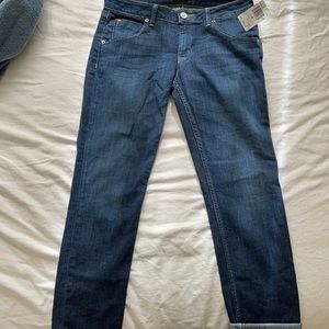 Hudson Bacara Crop Straight Cuffed Jean